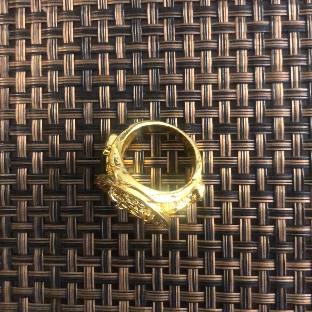 18k plated gold ring size 7